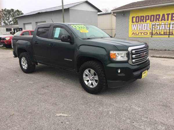 HURRY! 2015 GMC CANYON SLE CREW CAB 4 DOOR 4X4 W 100K MILES - cars & for sale in Wilmington, NC – photo 9