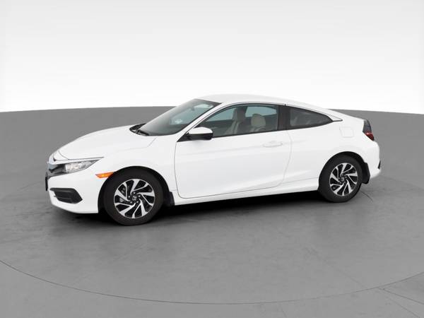 2017 Honda Civic LX Coupe 2D coupe White - FINANCE ONLINE - cars &... for sale in Battle Creek, MI – photo 4