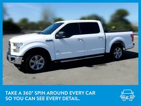 2017 Ford F150 SuperCrew Cab XLT Pickup 4D 5 1/2 ft pickup White for sale in Yuba City, CA – photo 3