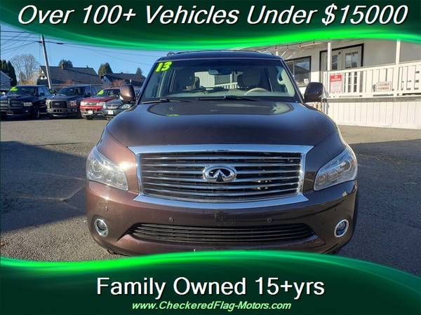 2013 Infiniti QX56 Sharp & Loaded & Low Miles!! - cars & trucks - by... for sale in Everett, WA – photo 2