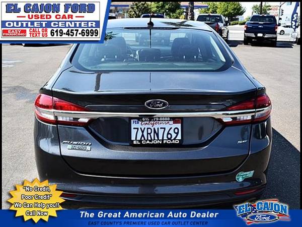 2018 Ford Fusion Energi SE SEDAN-EZ FINANCING-LOW DOWN! - cars &... for sale in Santee, CA – photo 5