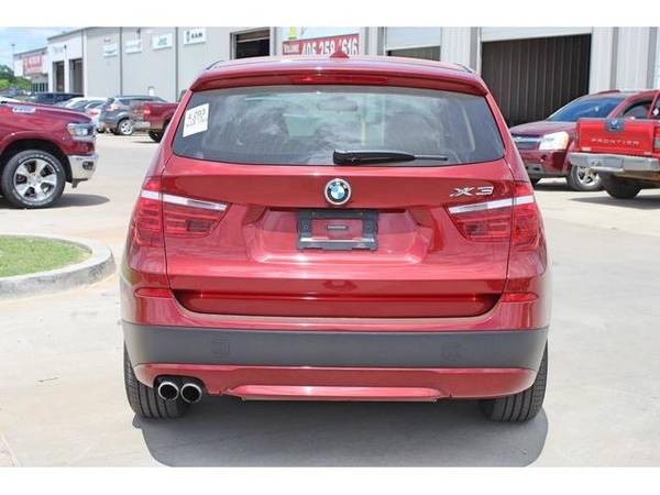 2014 BMW X3 xDrive28i (Vermilion Red Metallic) for sale in Chandler, OK – photo 4