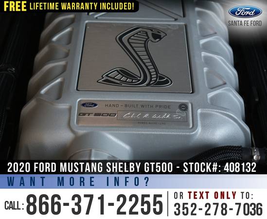 *** 2020 FORD SHELBY MUSTANG GT500 *** Leather Seats - Brand NEW! -... for sale in Alachua, GA – photo 12