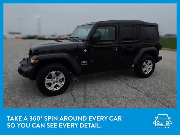 2020 Jeep Wrangler Unlimited Sport S Sport Utility 4D suv Black for sale in NEW YORK, NY – photo 3