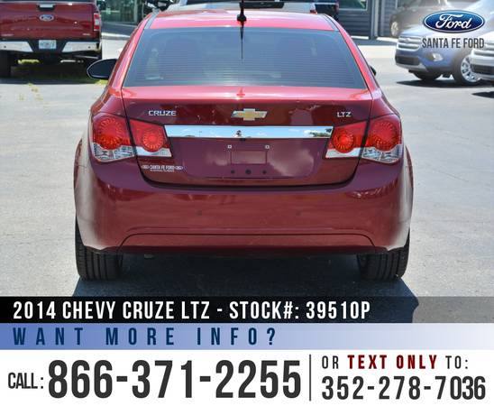 ‘14 Chevy Cruze LTZ *** Bluetooth, SiriusXM, Onstar, Remote Start *** for sale in Alachua, FL – photo 6