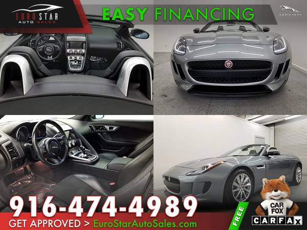 2015 JAGUAR F TYPE F-TYPE V6 CONVERTIBLE / FINANCING AVAILABLE!!! for sale in Rancho Cordova, CA – photo 3