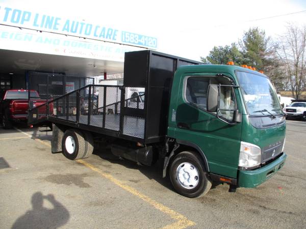 2008 Mitsubishi Fuso FE145 DOVETAIL, LANDSCAPE TRUCK, DIESEL 76K for sale in south amboy, ME – photo 3