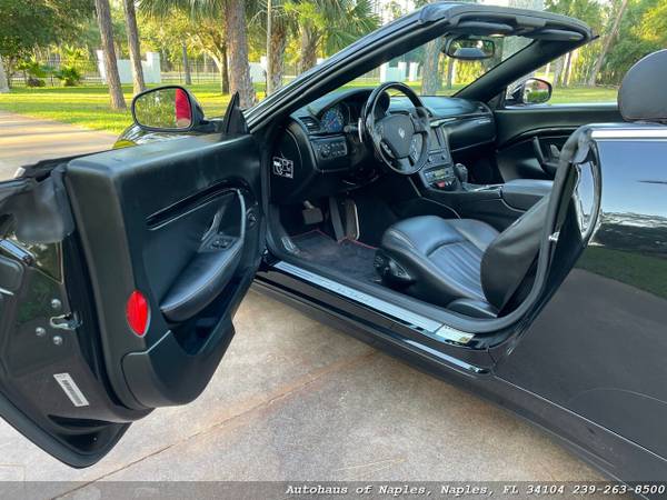 2012 Maserati GranTurismo Convertible - Low miles and well kept car for sale in Naples, FL – photo 9