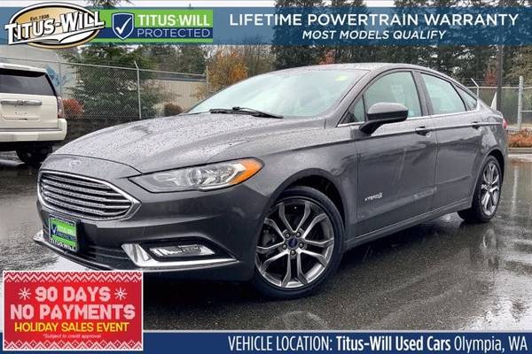 2017 Ford Fusion Electric Hybrid SE Sedan - cars & trucks - by... for sale in Olympia, WA – photo 12