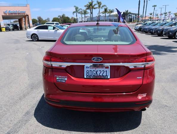 2018 Ford Fusion Energi SE sedan RUBY RED - - by for sale in Oxnard, CA – photo 5