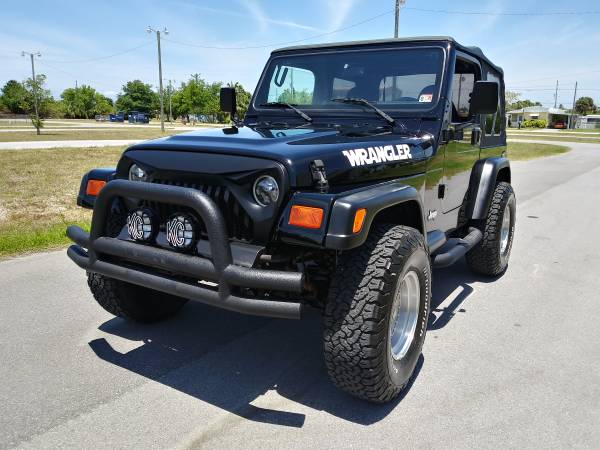 Super Clean Sharp 1999 Black Jeep Wrangler 4X4 - - by for sale in Hudson, FL – photo 9