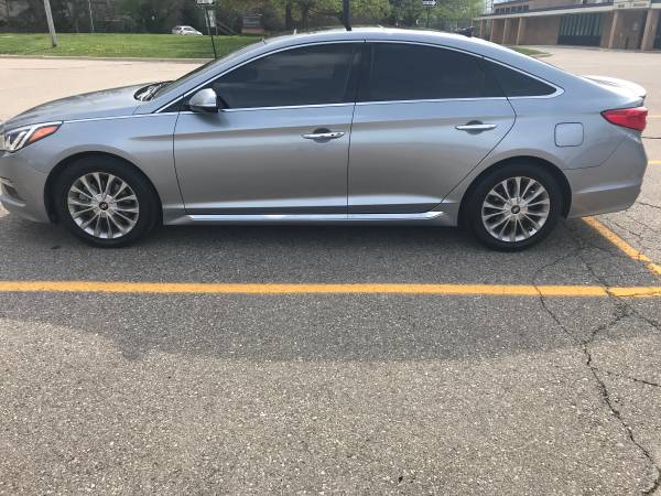 2015 Silver Hyundai Sonata Limited for sale in West Bloomfield, MI – photo 3