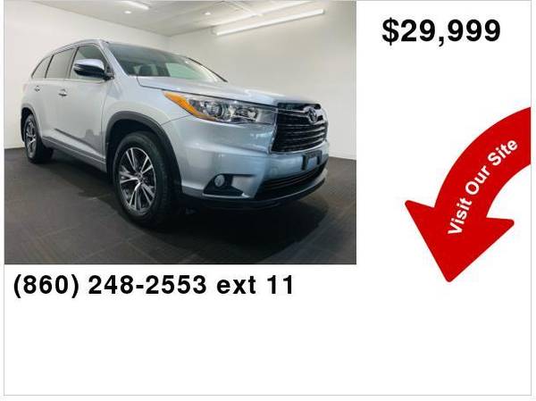 2016 Toyota Highlander XLE for sale in Willimantic, CT