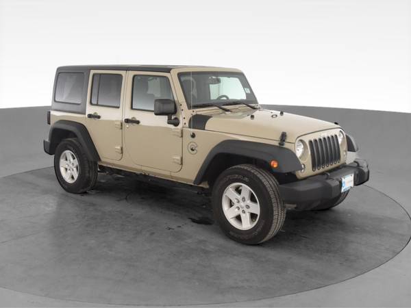 2017 Jeep Wrangler Unlimited Sport S Sport Utility 4D suv Beige - -... for sale in Mayville, NY – photo 15