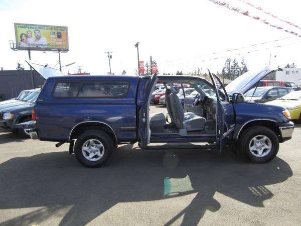 2000 Toyota Tundra Access Cab V8 Auto SR5 4X4 BLUE 2 OWNER CANOPY for sale in Milwaukie, OR – photo 24