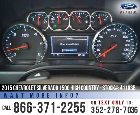 2015 Chevrolet Silverado 1500 High Country Leather Seats for sale in Alachua, FL – photo 16