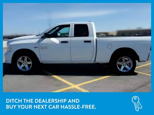 2017 Ram 1500 Quad Cab Tradesman Pickup 4D 6 1/3 ft pickup White for sale in Chaska, MN – photo 4