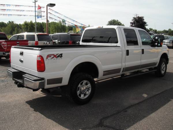 2015 ford f350 f-350 crew cab long box 4x4 gas 6.2 V8 4wd for sale in Forest Lake, MN – photo 4