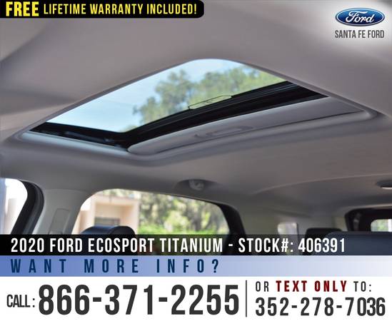 *** 2020 FORD ECOSPORT TITANIUM *** SAVE Over $5,000 off MSRP! -... for sale in Alachua, FL – photo 17