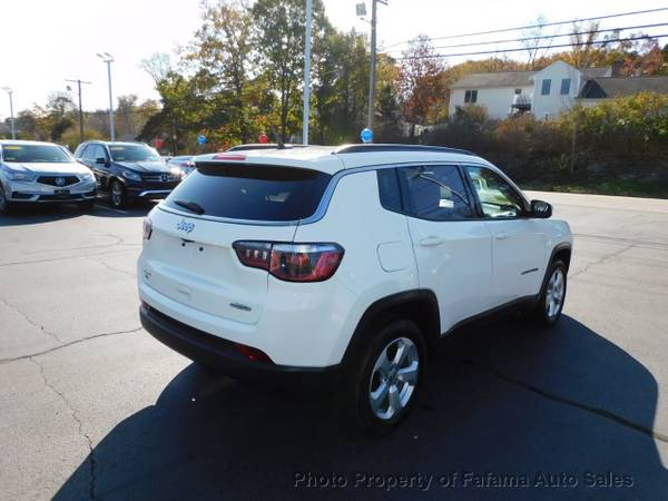 2019 *Jeep* *Compass* *Latitude 4x4* White Clearcoat - cars & trucks... for sale in Milford, MA – photo 4