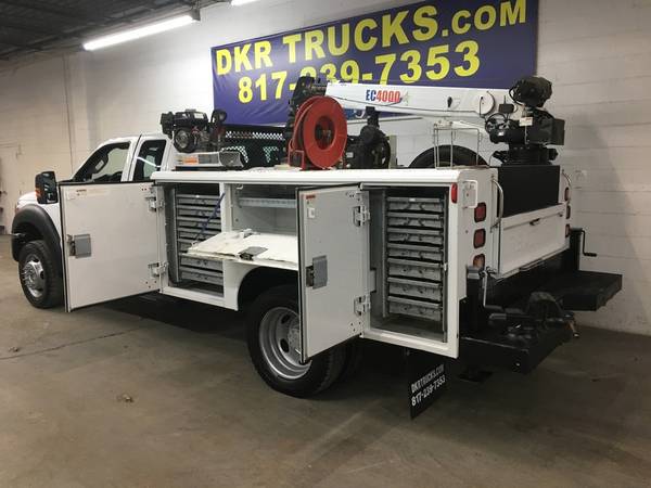 2014 Ford F-450 Super Cab 4X4 V10 Utility Bed Service Body W/Crane for sale in Other, AL – photo 8