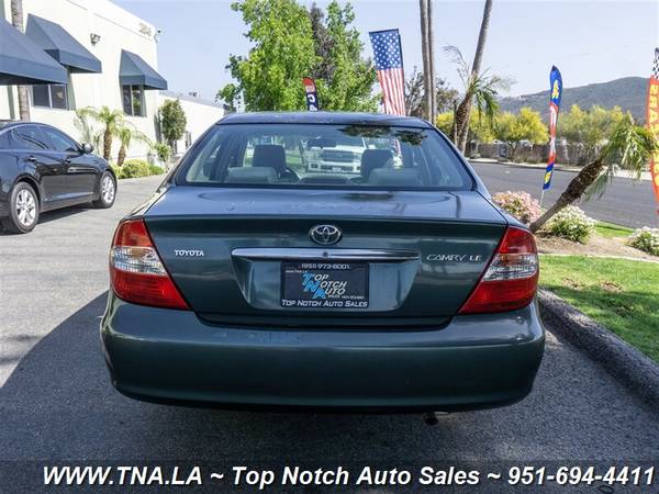 2002 Toyota Camry LE - - by dealer - vehicle for sale in Temecula, CA – photo 6