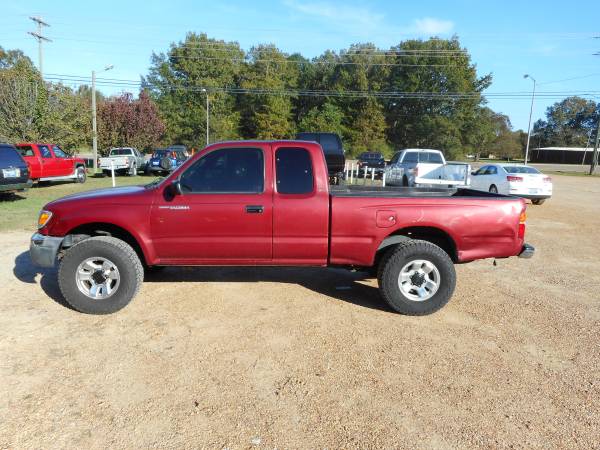 1999 Toyota Tacoma 4WD Ext Cab (Red) $4,900 - cars & trucks - by... for sale in West Point MS, MS – photo 2