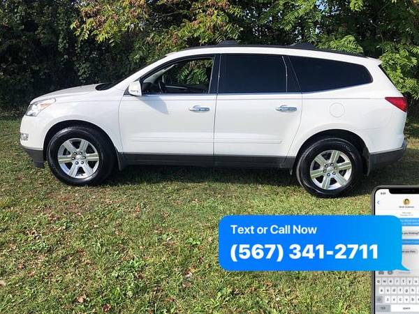 2012 Chevrolet Chevy Traverse 4d SUV AWD LT1 DC LOW PRICES WHY PAY... for sale in Northwood, OH – photo 2