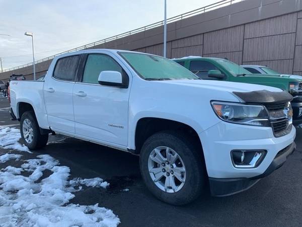 2018 Chevy Chevrolet Colorado LT pickup Summit White - cars & trucks... for sale in Post Falls, MT – photo 2