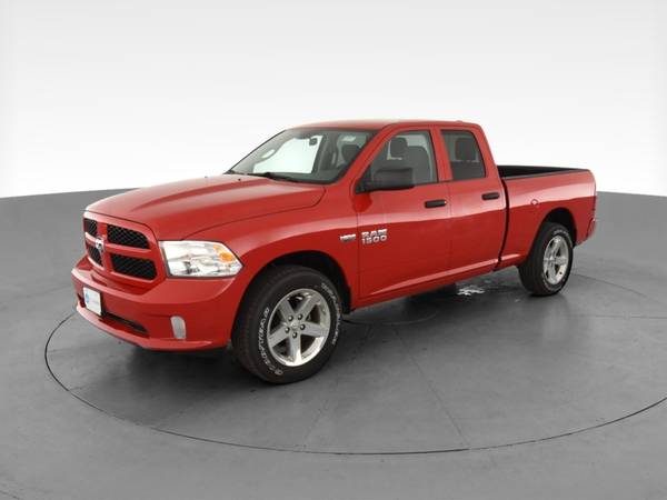 2017 Ram 1500 Quad Cab Tradesman Pickup 4D 6 1/3 ft pickup Red - -... for sale in Green Bay, WI – photo 3