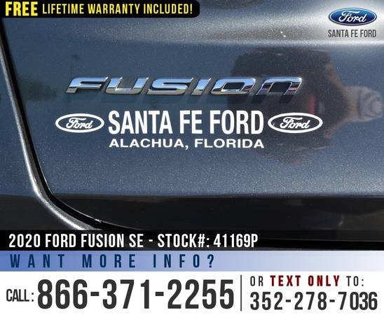 2020 FORD FUSION SE Wi-Fi , Touchscreen, Ecoboost Engine for sale in Alachua, FL – photo 10