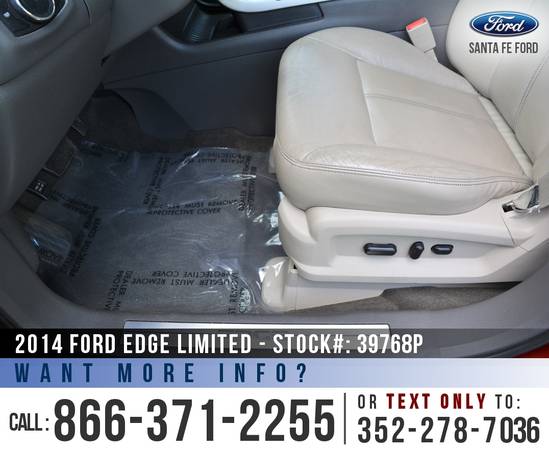 *** 2014 FORD EDGE LIMITED SUV *** Cruise - Leather Seats - SYNC for sale in Alachua, FL – photo 14