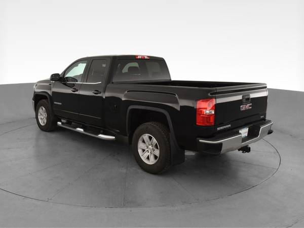 2014 GMC Sierra 1500 Double Cab SLE Pickup 4D 6 1/2 ft pickup Black... for sale in Youngstown, OH – photo 7