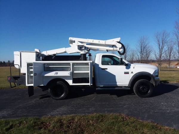 45' 2012 Dodge Ram 5500 Diesel Bucket Boom Lift Truck ALTEC AT37G -... for sale in Gilberts, ME – photo 10