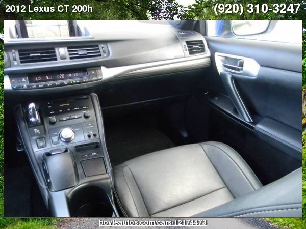 2012 Lexus CT 200h Premium 4dr Hatchback with for sale in Appleton, WI – photo 10