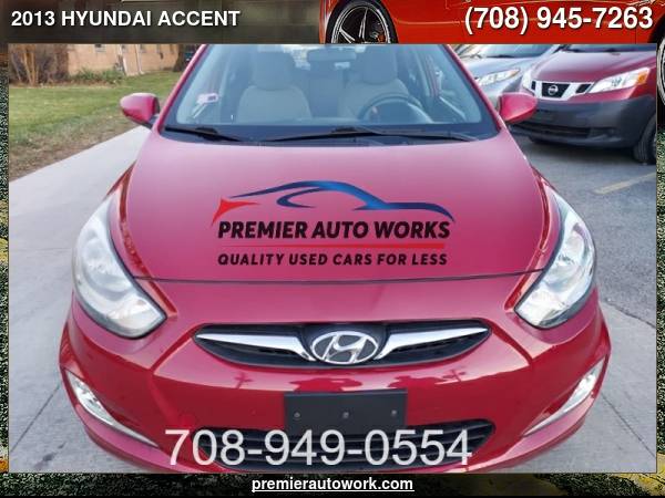 2013 HYUNDAI ACCENT GLS - cars & trucks - by dealer - vehicle... for sale in Alsip, IL – photo 2