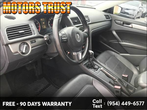 2015 Volkswagen Passat 4dr Sdn 1.8T Auto S 90 Days Car Warranty for sale in Miami, FL – photo 11