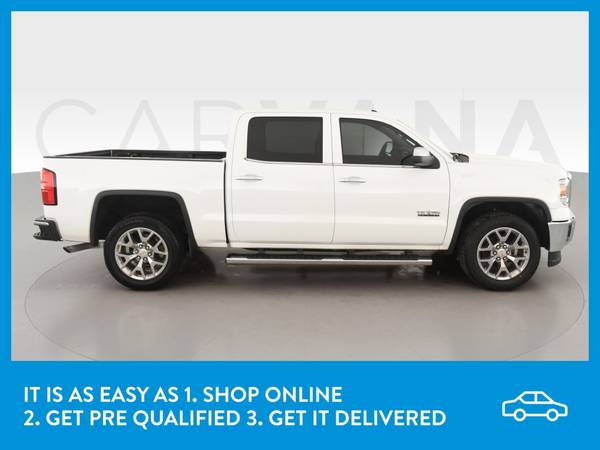 2015 GMC Sierra 1500 Crew Cab SLT Pickup 4D 5 3/4 ft pickup White for sale in Chicago, IL – photo 10