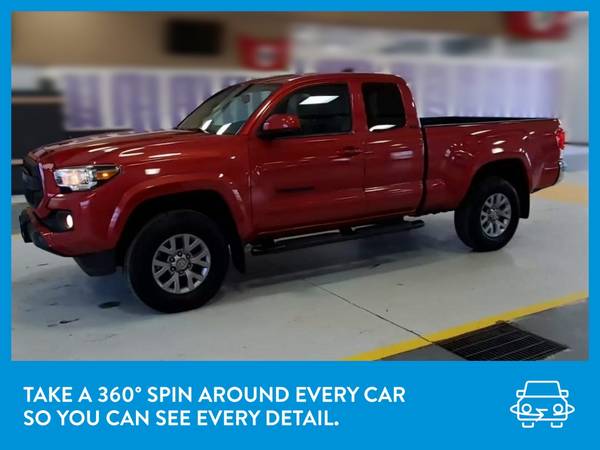 2017 Toyota Tacoma Access Cab SR5 Pickup 4D 6 ft pickup Red for sale in Columbus, GA – photo 3