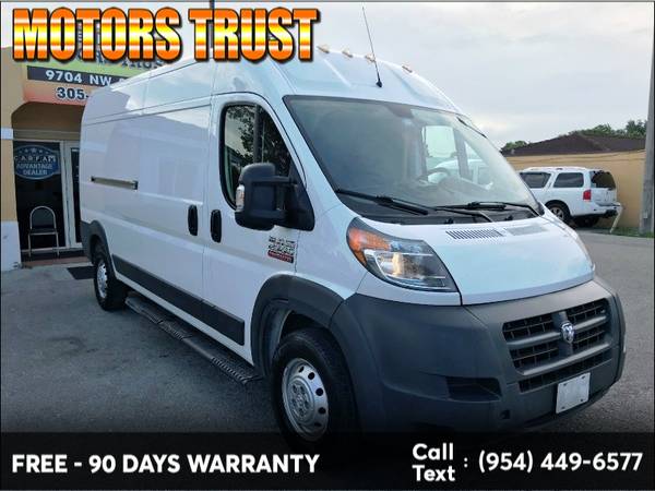 2017 Ram ProMaster Cargo Van 2500 High Roof 159" WB BAD CREDIT NO... for sale in Miami, FL – photo 9
