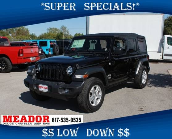 2018 Jeep Wrangler Unlimited Sport - Closeout Sale! for sale in Burleson, TX