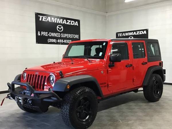 2018 Jeep Wrangler Unlimited JK 4WD Sport 4x4 SUV - cars & trucks -... for sale in Caldwell, ID – photo 2