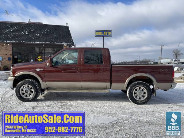 2006 Ford F250 F-250 King Ranch Crew cab 4x4 gas 5 4 V8 leather NICE for sale in Burnsville, MN – photo 8