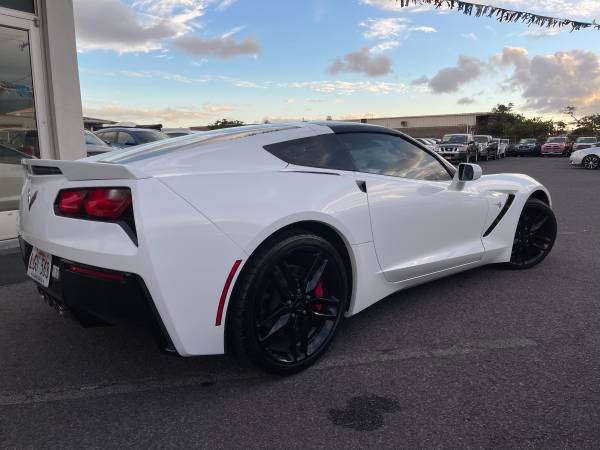 ((2017 CHEVORLET Corvette Stingray Coupe)) RED LEATHER INTERIOR -... for sale in Kahului, HI – photo 2