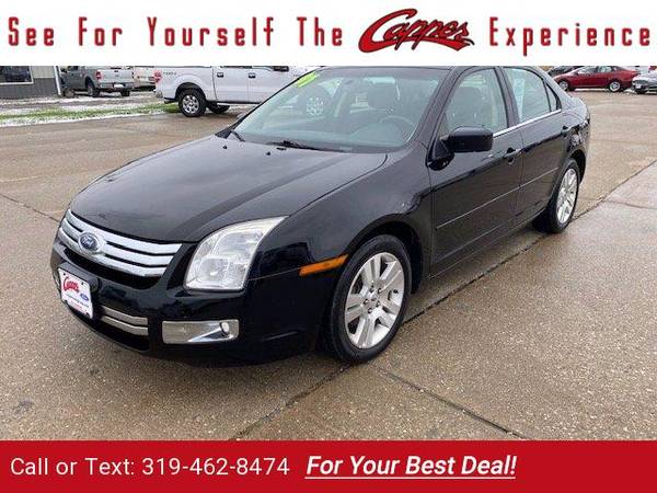 2007 Ford Fusion SEL hatchback Black - cars & trucks - by dealer -... for sale in Marengo, IA