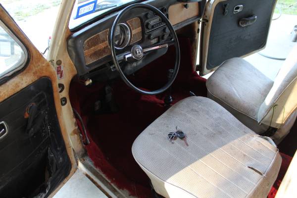 1968 VW Bug, Volkswagen, original motor, This is an A/C Car - cars &... for sale in Elkhart, TX – photo 8