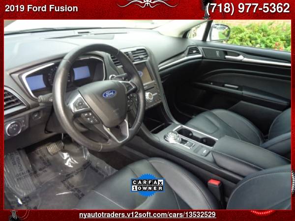 2019 Ford Fusion Titanium FWD - cars & trucks - by dealer - vehicle... for sale in Valley Stream, NY – photo 9