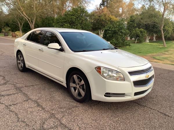 2012 CHEVY MALIBU LT - WHITE - CLEAN - RUNS GREAT - COLD AIR -WARRANTY for sale in Glendale, AZ – photo 3
