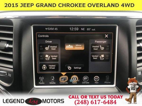 2015 Jeep Grand Cherokee Overland for sale in Waterford, MI – photo 23