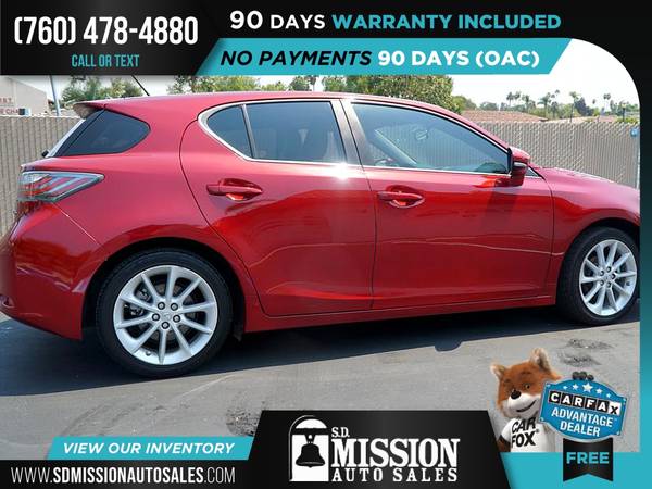 2012 Lexus CT 200h Premium FOR ONLY $194/mo! - cars & trucks - by... for sale in Vista, CA – photo 12